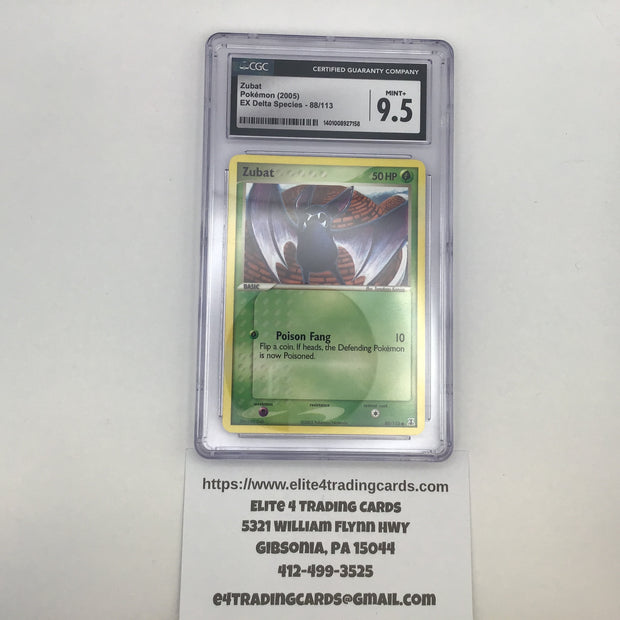 Zubat #88 Pokemon Delta Species (CGC 9.5)