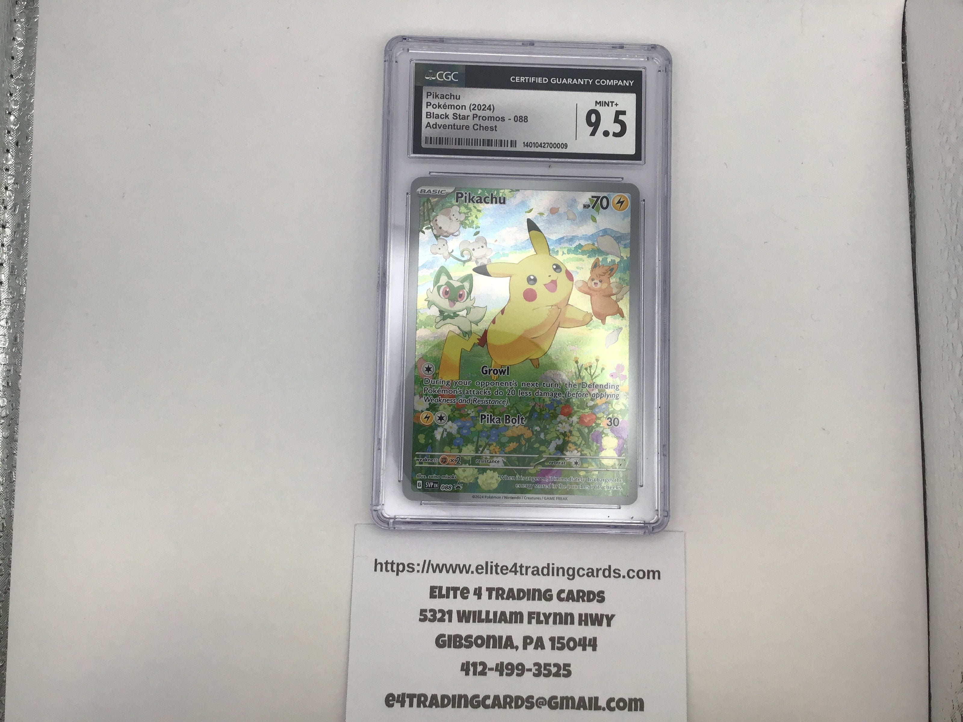 Pikachu #88 Pokemon Promo (CGC 9.5)