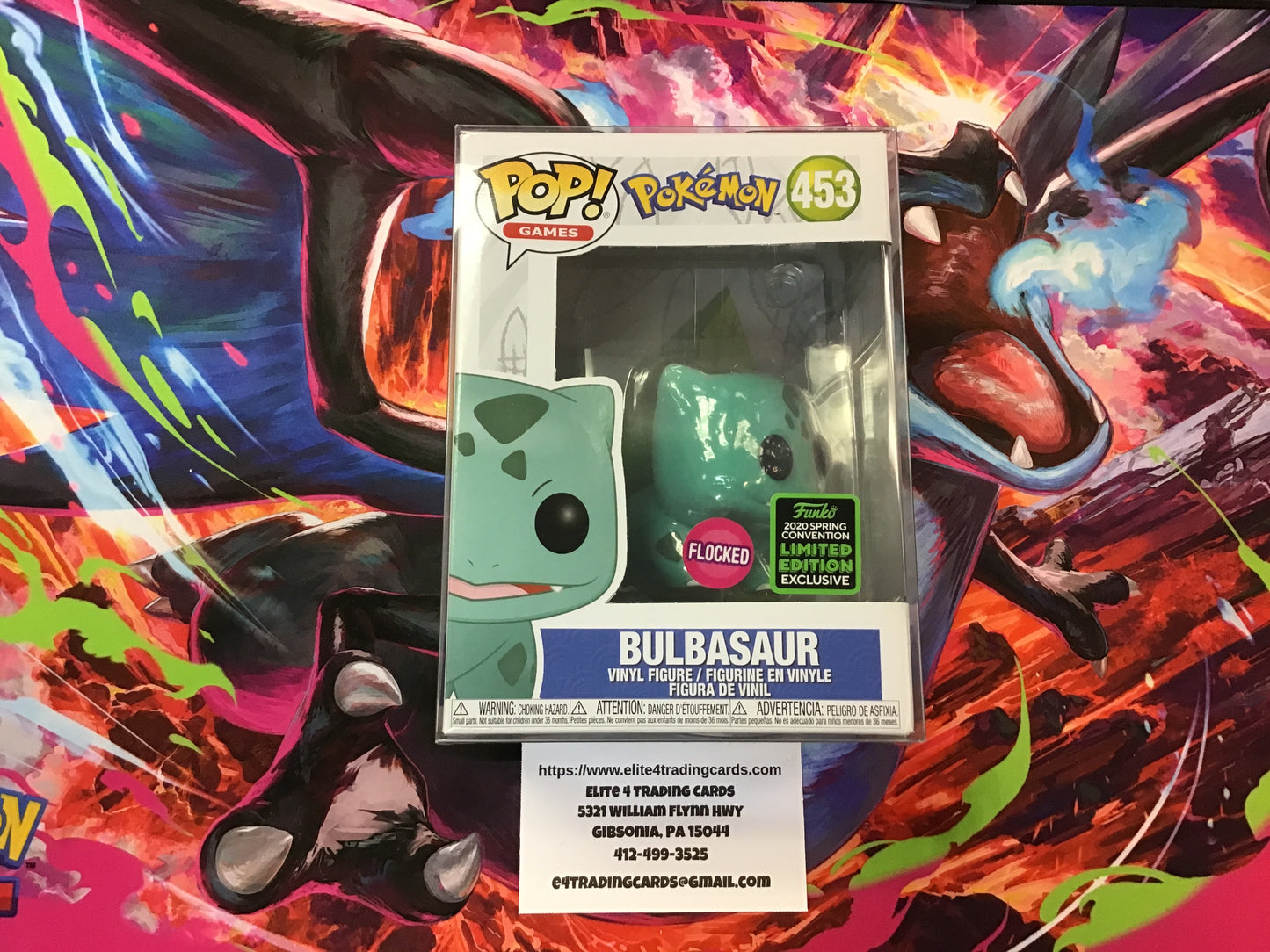 Bulbasaur [Flocked] #453 Funko POP