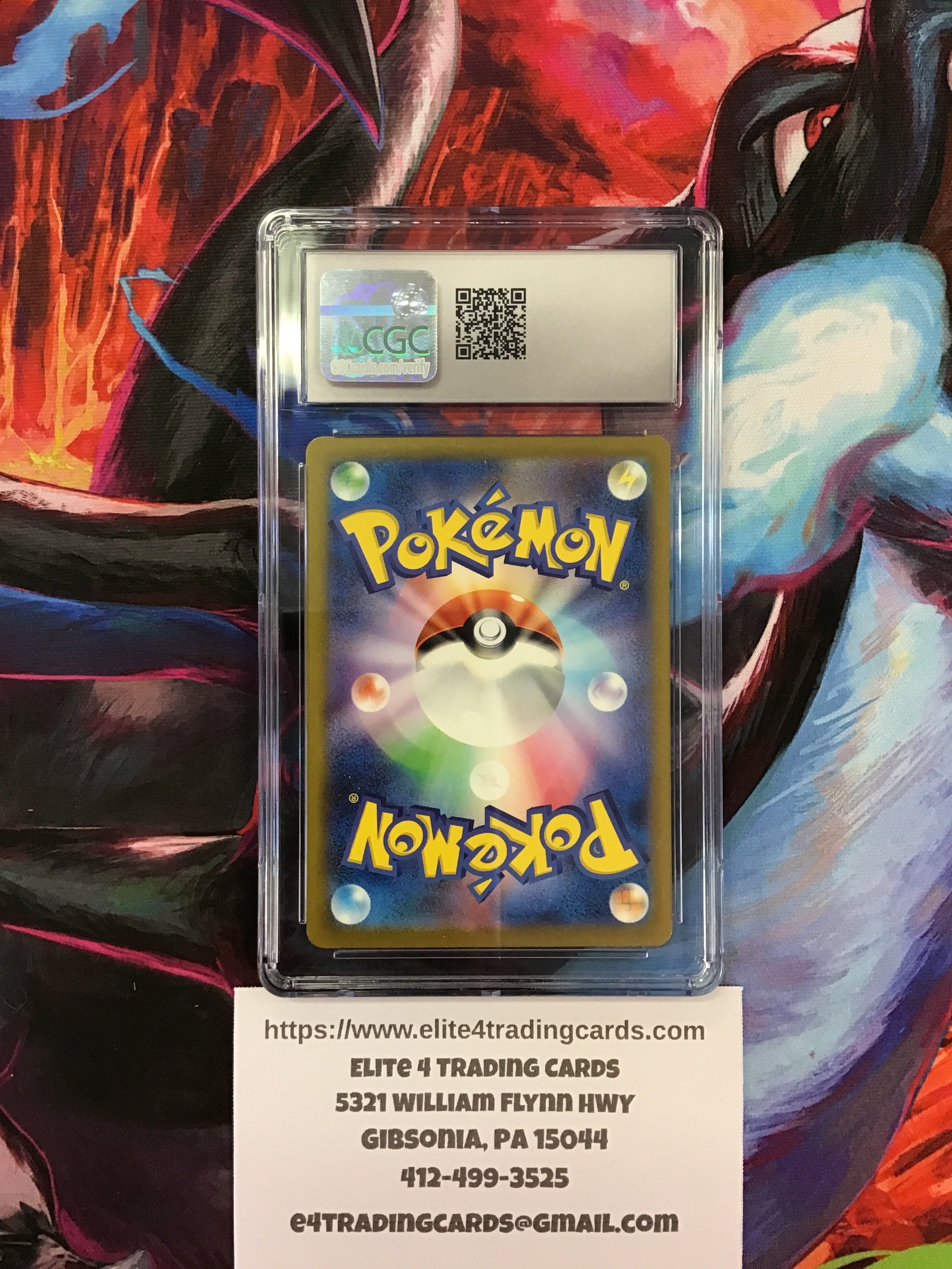 Charizard EX #201 Pokemon Japanese Scarlet & Violet 151 (CGC 10)