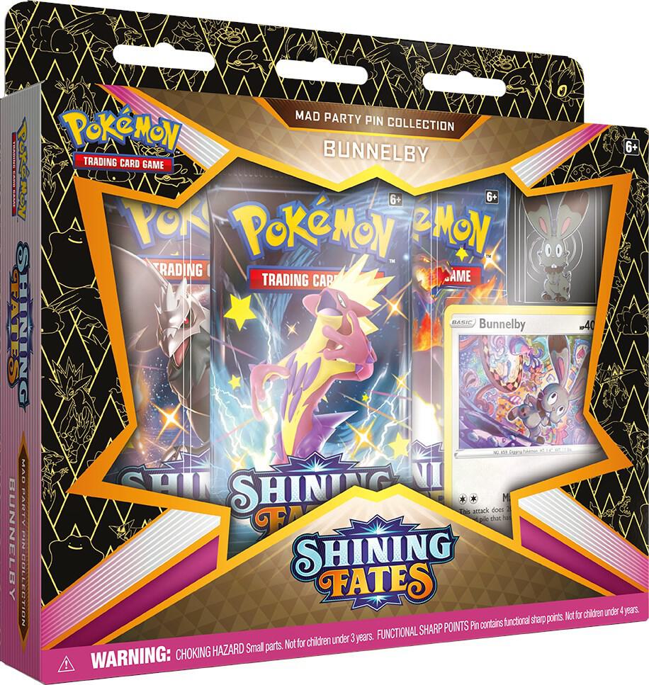 Shining Fates Mad Party Pin Collection [Bunnelby] - Shining Fates (SHF)