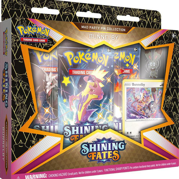 Shining Fates Mad Party Pin Collection [Bunnelby] - Shining Fates (SHF)
