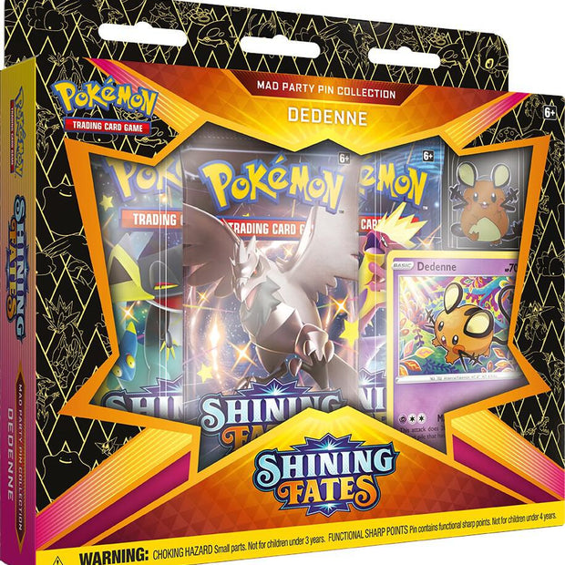 Shining Fates Mad Party Pin Collection [Dedenne] - Shining Fates (SHF)