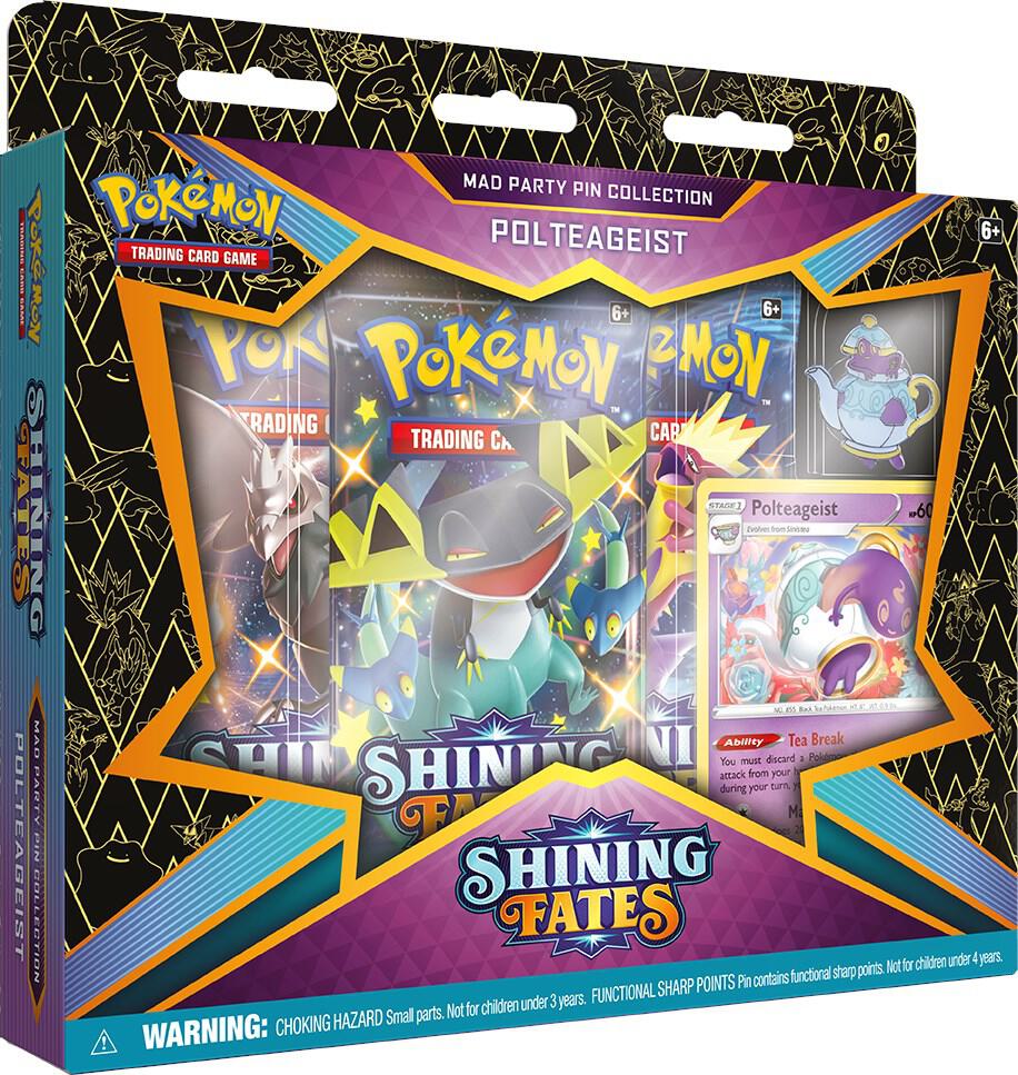 Shining Fates Mad Party Pin Collection [Polteageist] - Shining Fates (SHF)