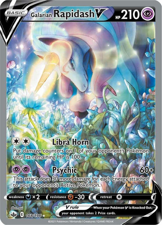 Galarian Rapidash V (Alternate Full Art) - SWSH06: Chilling Reign (SWSH06)