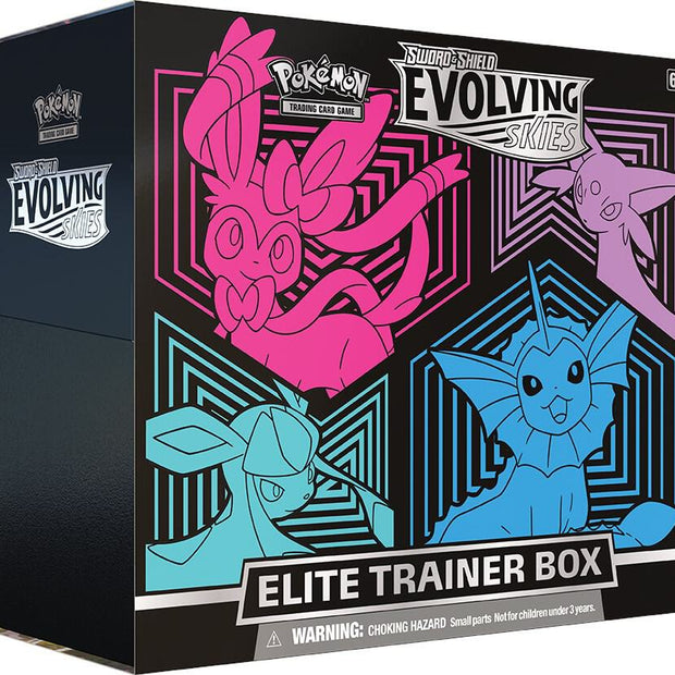 Evolving Skies Elite Trainer Box [Glaceon/Vaporeon/Sylveon/Espeon] - SWSH07: Evolving Skies (SWSH07)