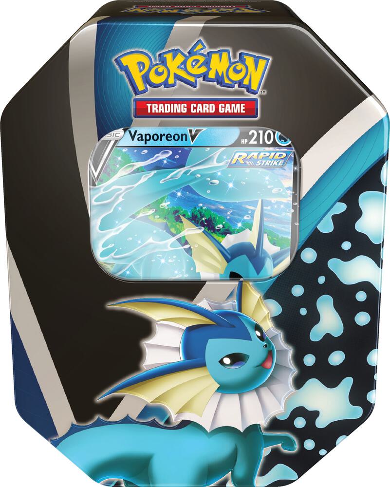 Eevee Evolutions Tin [Vaporeon V] - Miscellaneous Cards & Products (MCAP)
