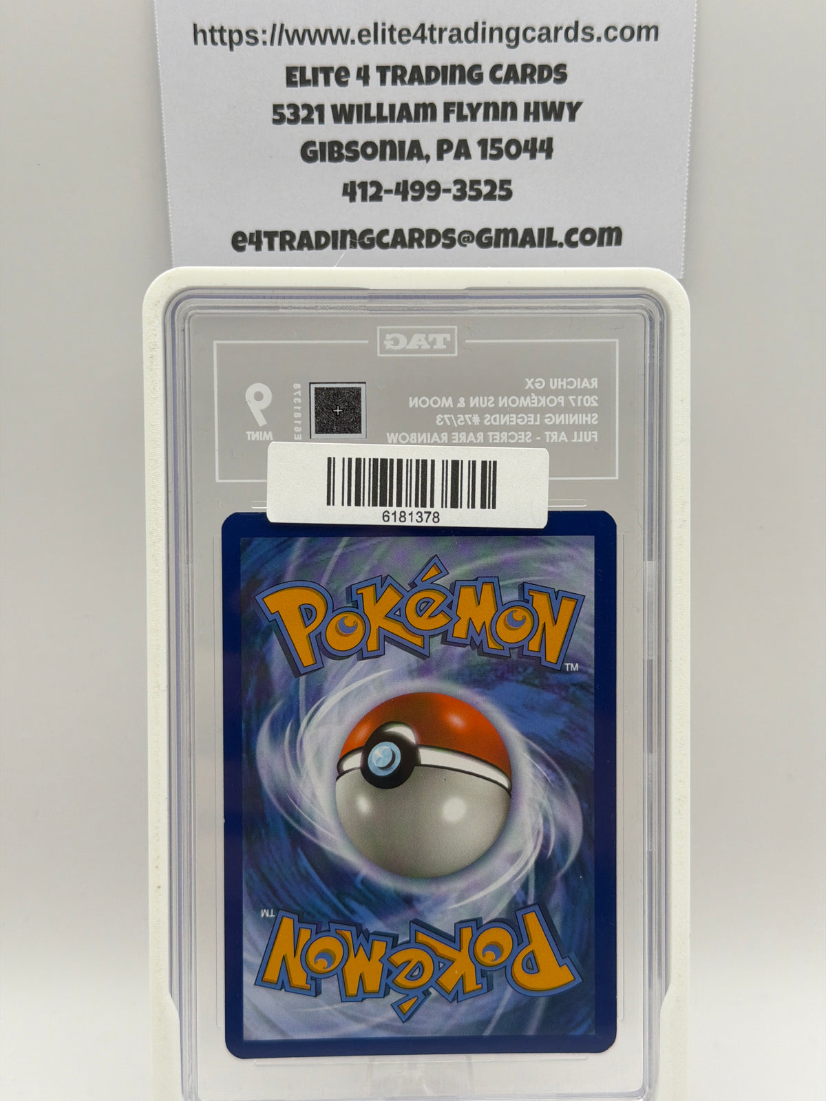 Raichu GX #75 Pokemon Shining Legends (TAG 9)