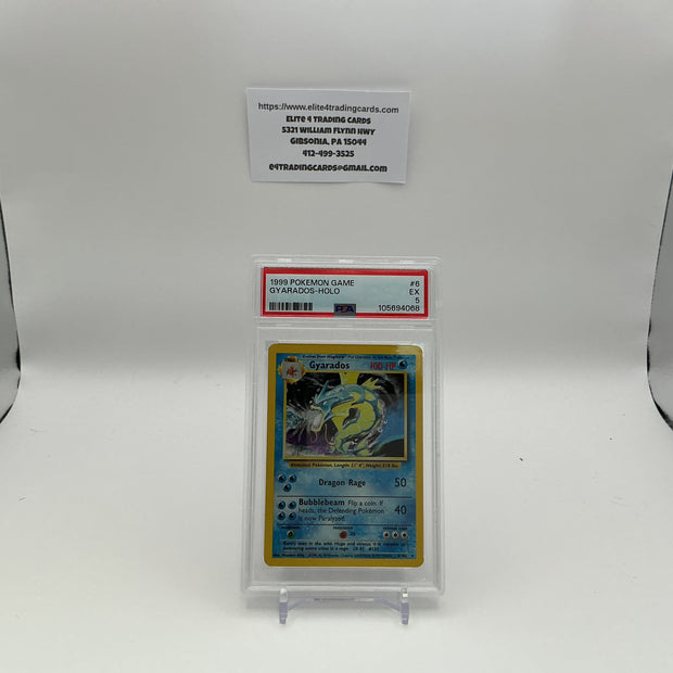 Gyarados #6 Pokemon Base Set (PSA 6)