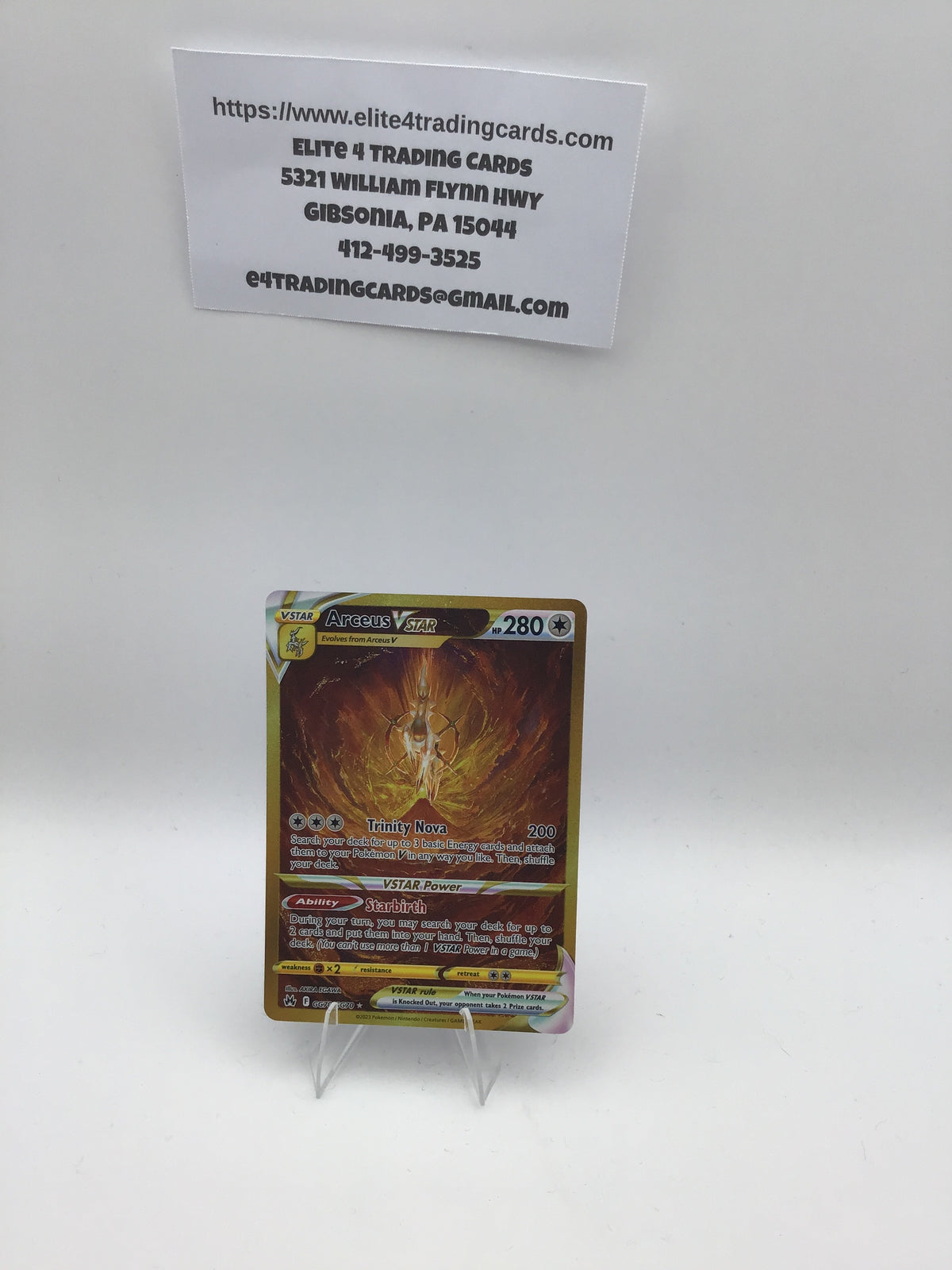 Arceus VSTAR (Secret) - SWSH: Crown Zenith: Galarian Gallery (CRZ:GG) - NM