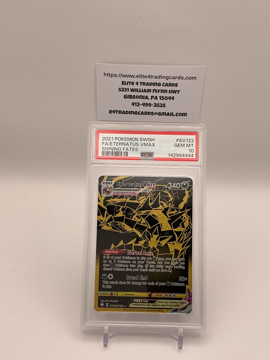 Eternatus VMAX #SV122 Pokemon Shining Fates (PSA 10)