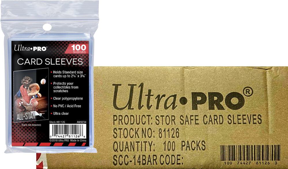 Ultra Pro Soft Card Sleeve Box Case - Standard (10,000-Pack) - Ultra Pro Card Sleeves