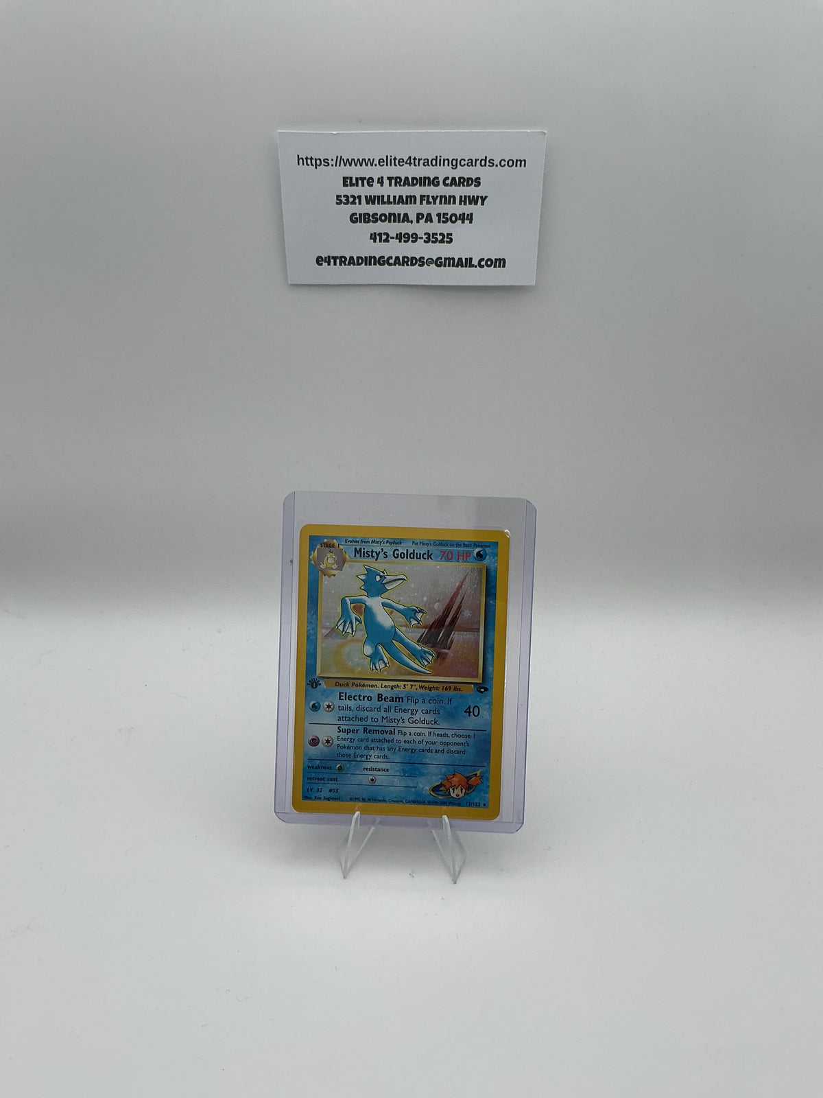 Misty's Golduck - Gym Challenge (G2) 1st ED - LP