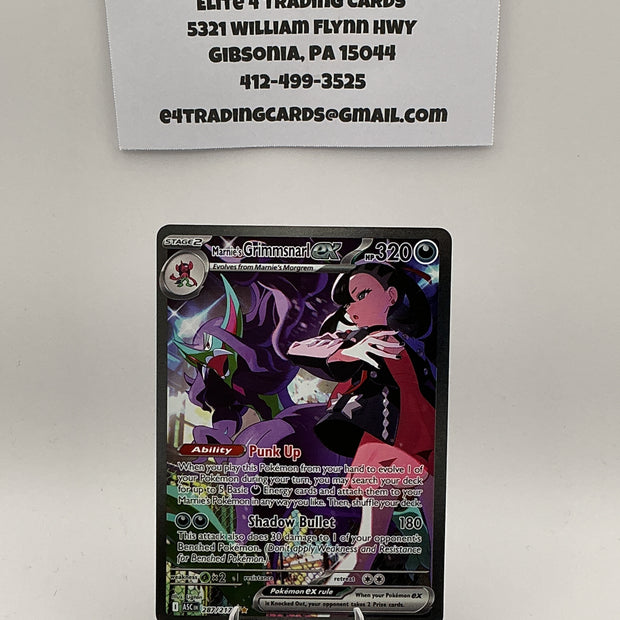 Marnie's Grimmsnarl ex - ME: Ascended Heroes (ASC) - NM