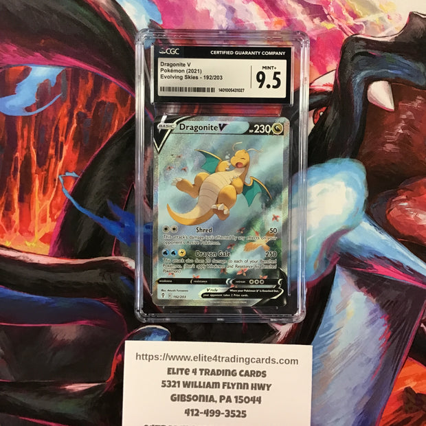 dragonite v Evolving skies (CGC9.5) 192/203