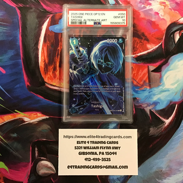 Tashigi [SP] OP06-050 One Piece Legacy of the Master (PSA 10)