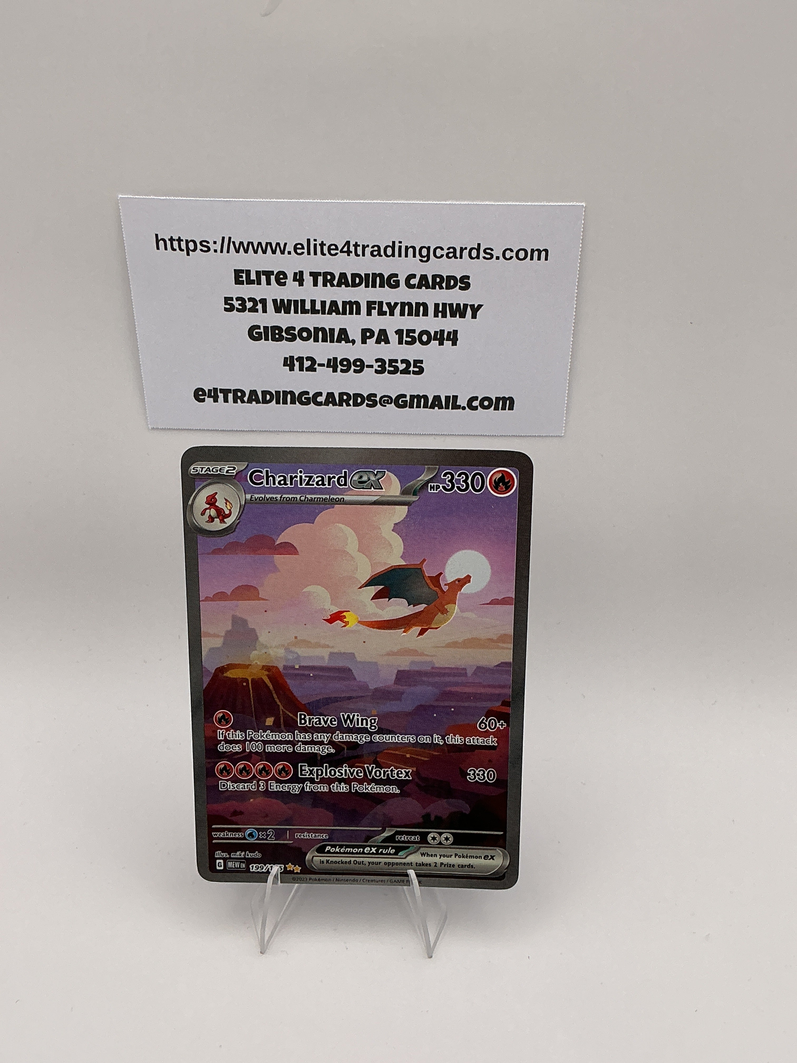 Charizard ex - 199/165 - SV: Scarlet & Violet 151 (MEW)