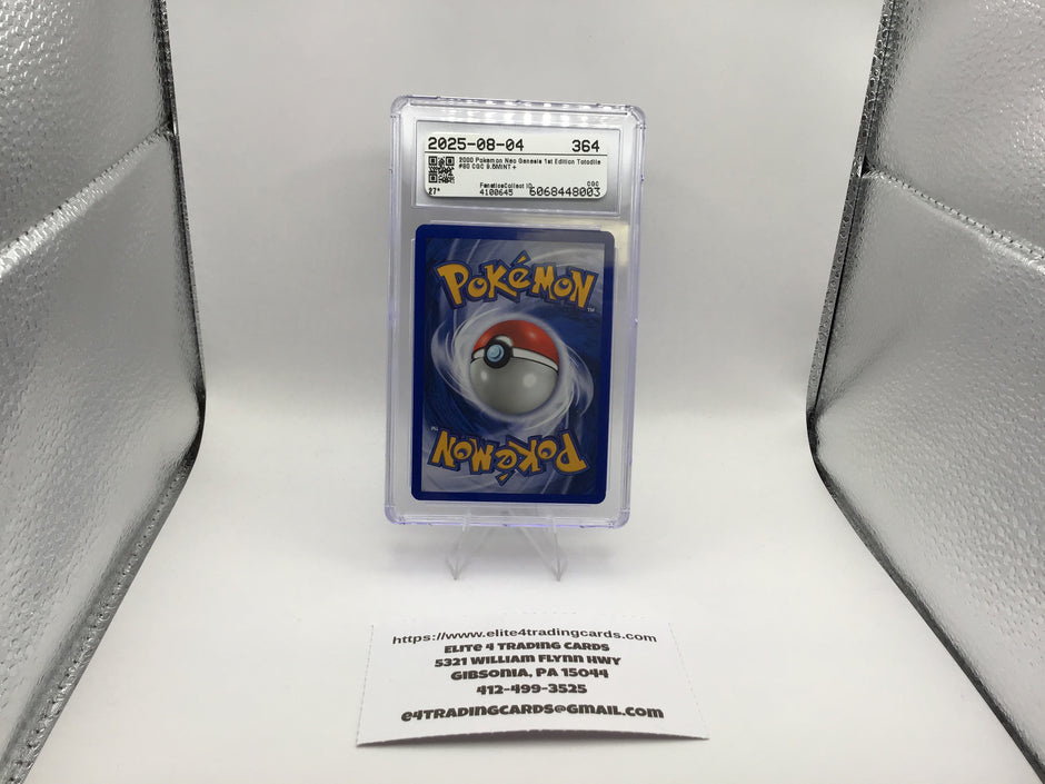 Totodile [1st Edition] #80 Pokemon Neo Genesis (CGC 9.5)