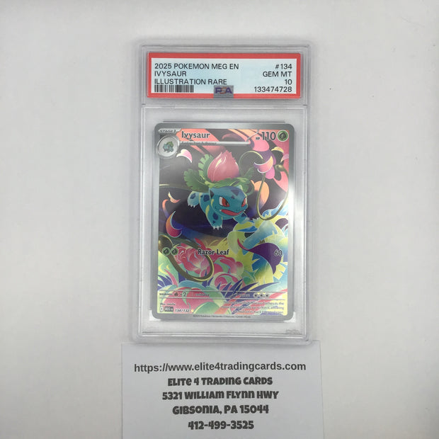 Ivysaur #134 Pokemon Mega Evolution (PSA 10)