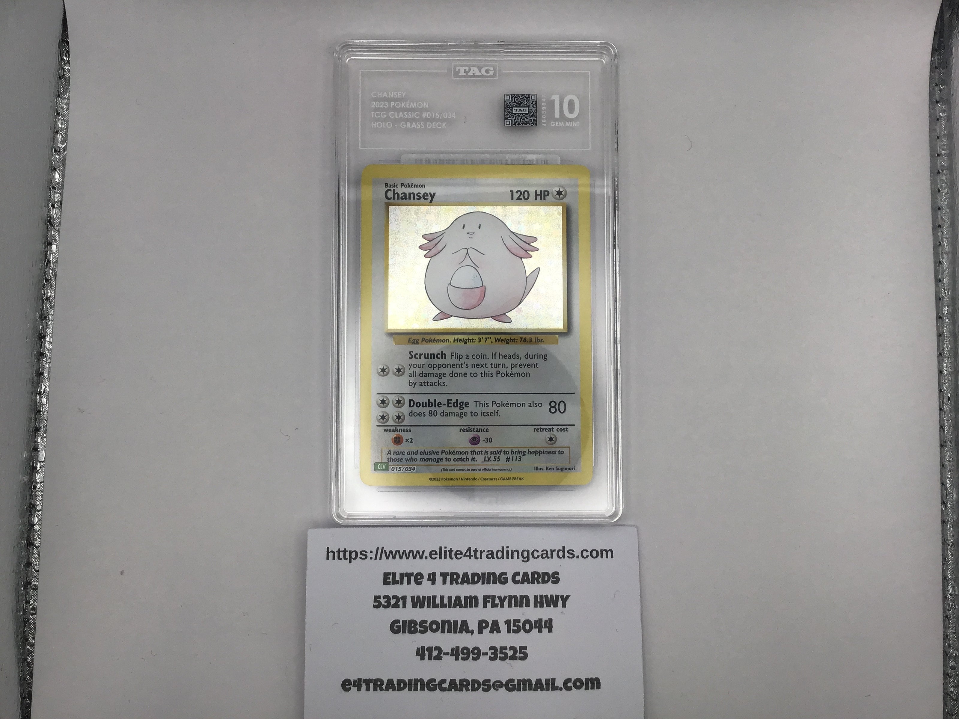 Chansey #15 Pokemon TCG Classic: Venusaur Deck (TAG 10)