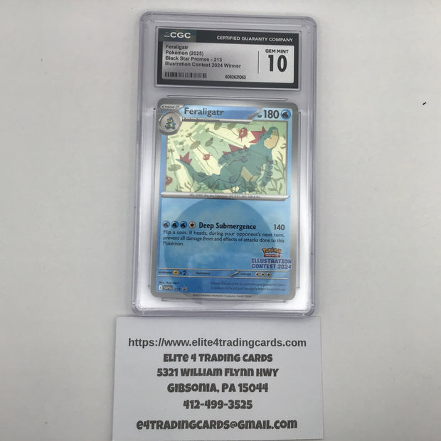 Feraligatr #213 Pokemon Promo (CGC 10)