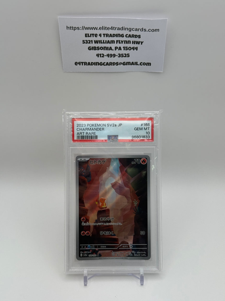 Charmander #168 Japanese Scarlet & Violet 151 (PSA 10)