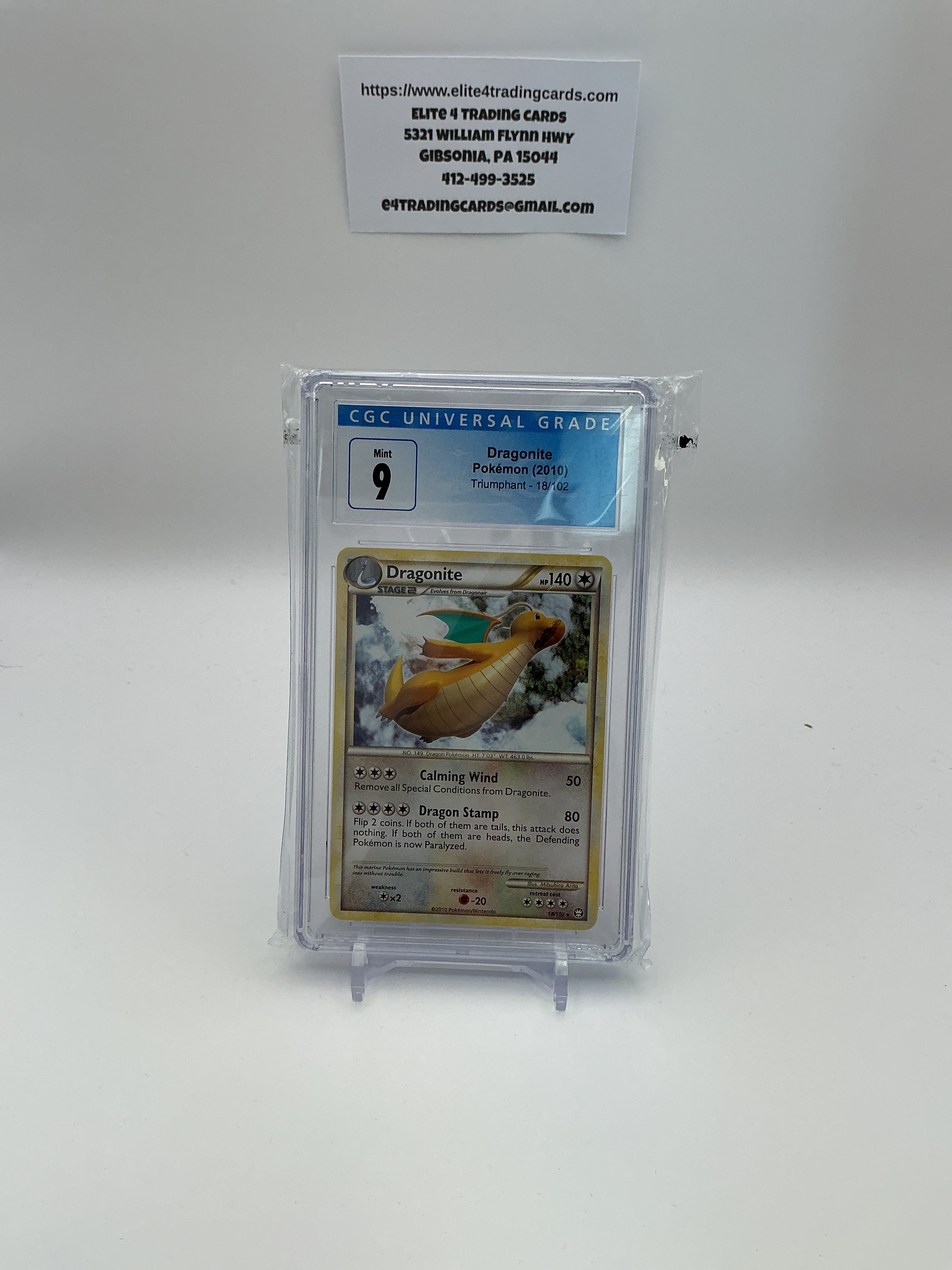 Dragonite #18 Pokemon Triumphant (CGC 9)