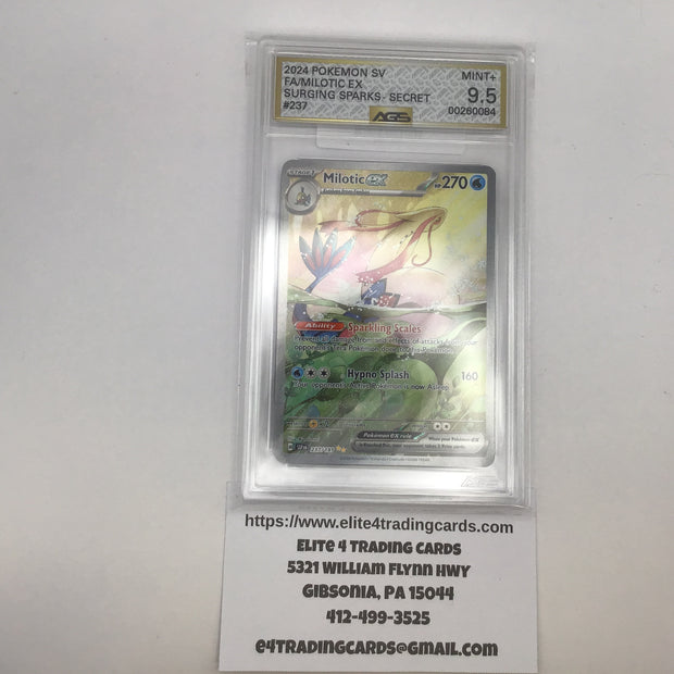 Milotic ex #237 Pokemon Surging Sparks (AGS 9.5)