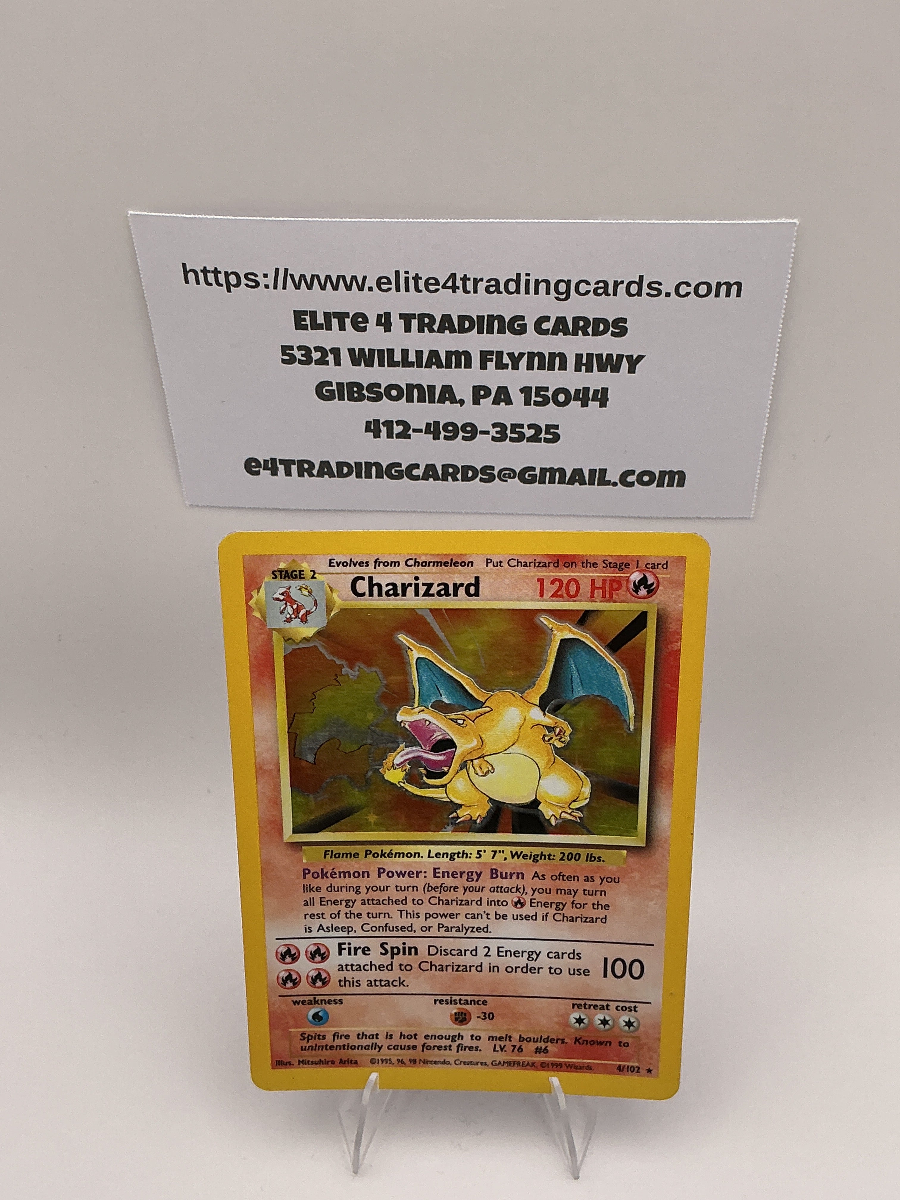 Charizard - Base Set (BS) MP