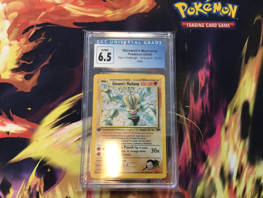 CGC 6.5 1st Edition Giovanni’s Machamp