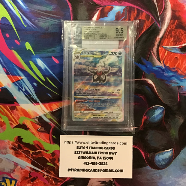 Darkrai VStar #GG50 Pokemon Crown Zenith (BGS 9.5)