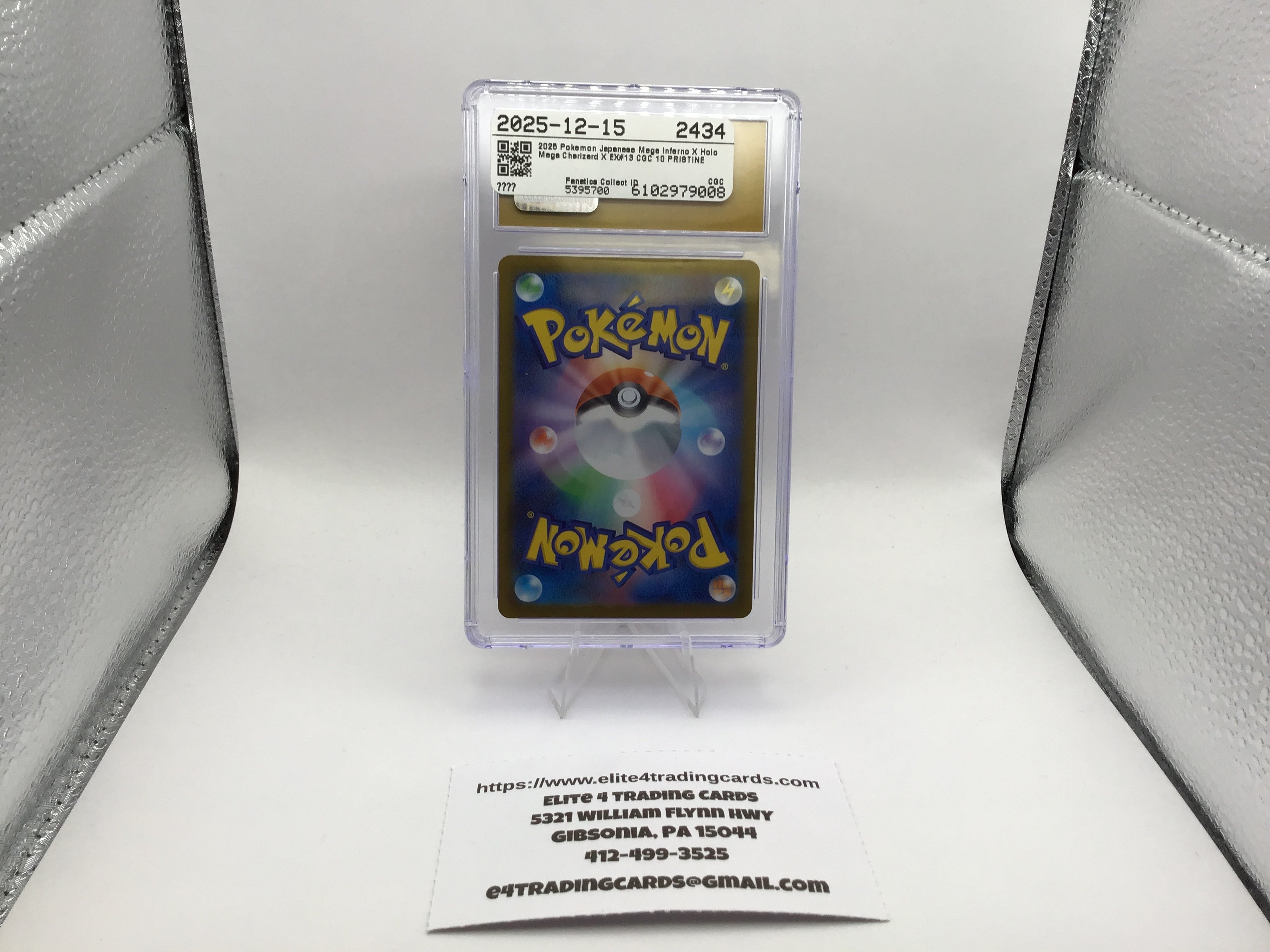 Mega Charizard X ex #13 Pokemon Japanese Inferno X (CGC Pristine 10)