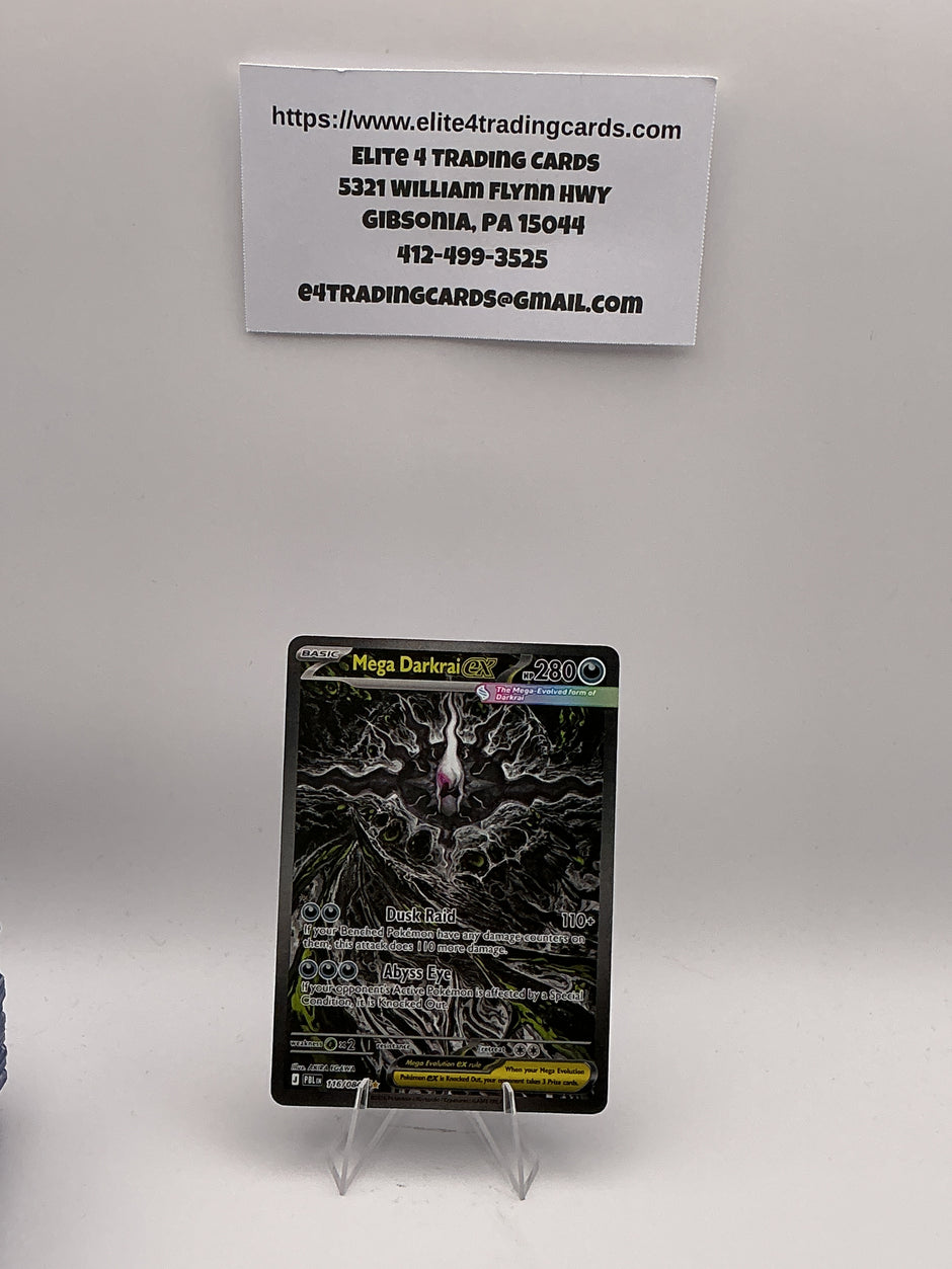 Mega Darkrai ex - 116/084 - ME05: Pitch Black (PBL) - NM