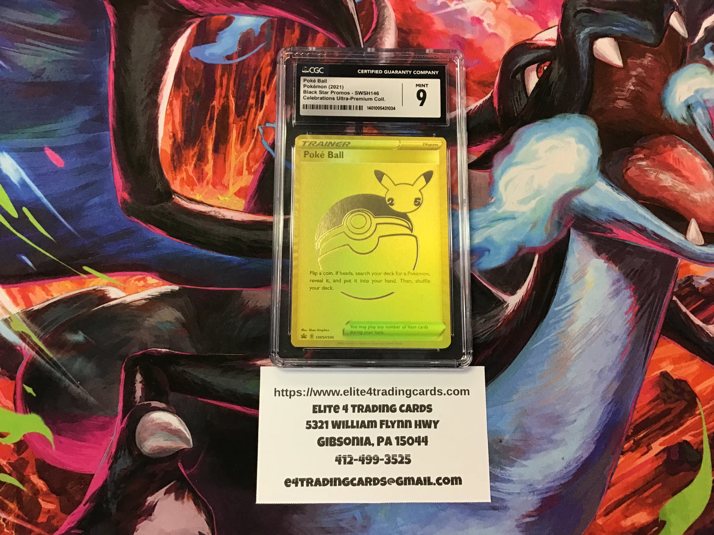 Poke Ball #SWSH146 Pokemon Celebrations (CGC 9)