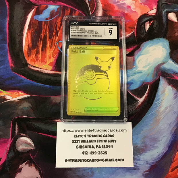 Poke Ball #SWSH146 Pokemon Celebrations (CGC 9)