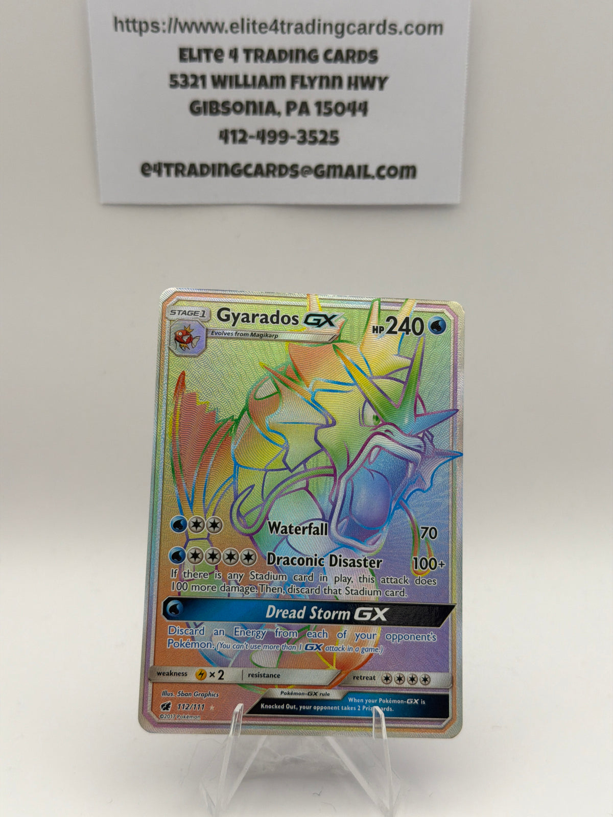 Gyarados GX (Secret) - SM - Crimson Invasion (SM04)