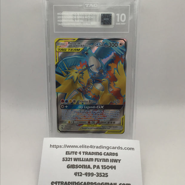 Moltres & Zapdos & Articuno GX #66 (TAG 10)