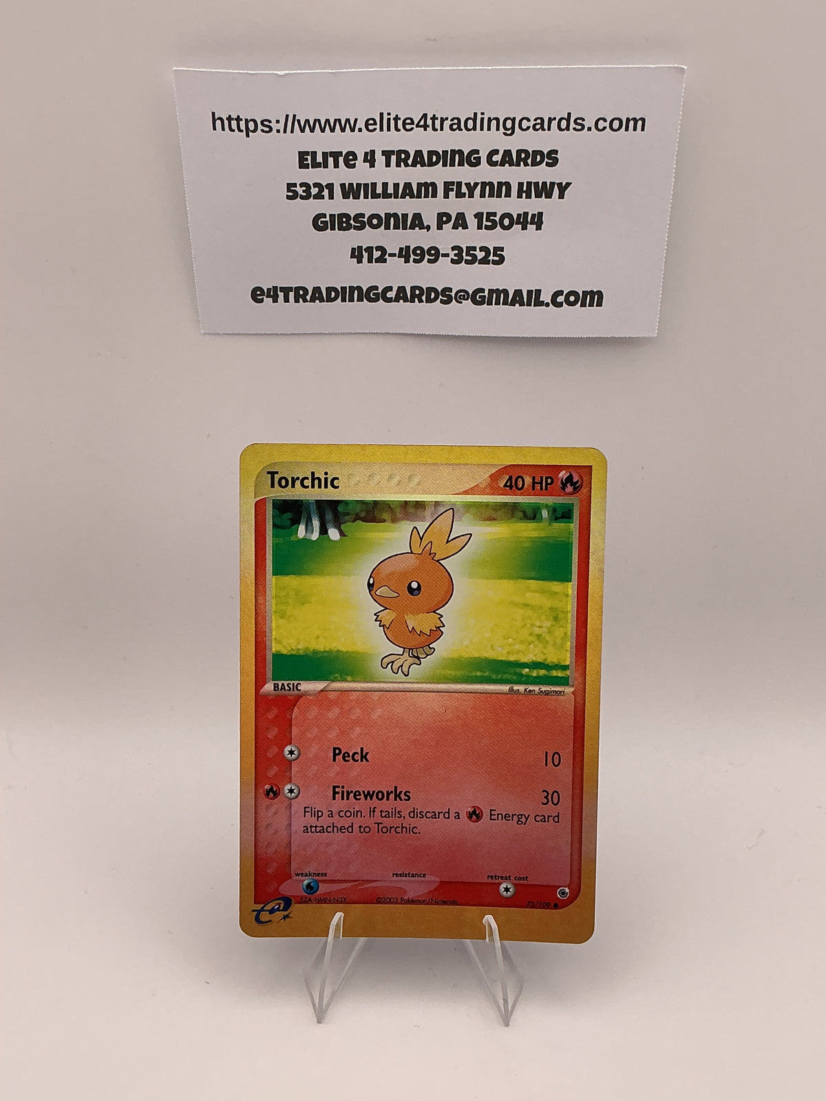 Torchic - 73/109 - EX Ruby and Sapphire (RS) - (MP)