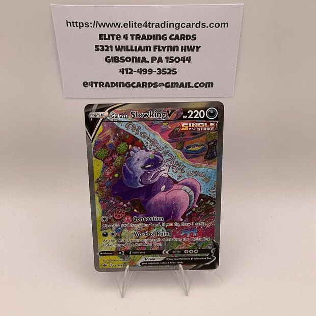 Galarian Slowking V (Alternate Full Art) - SWSH06: Chilling Reign (SWSH06)