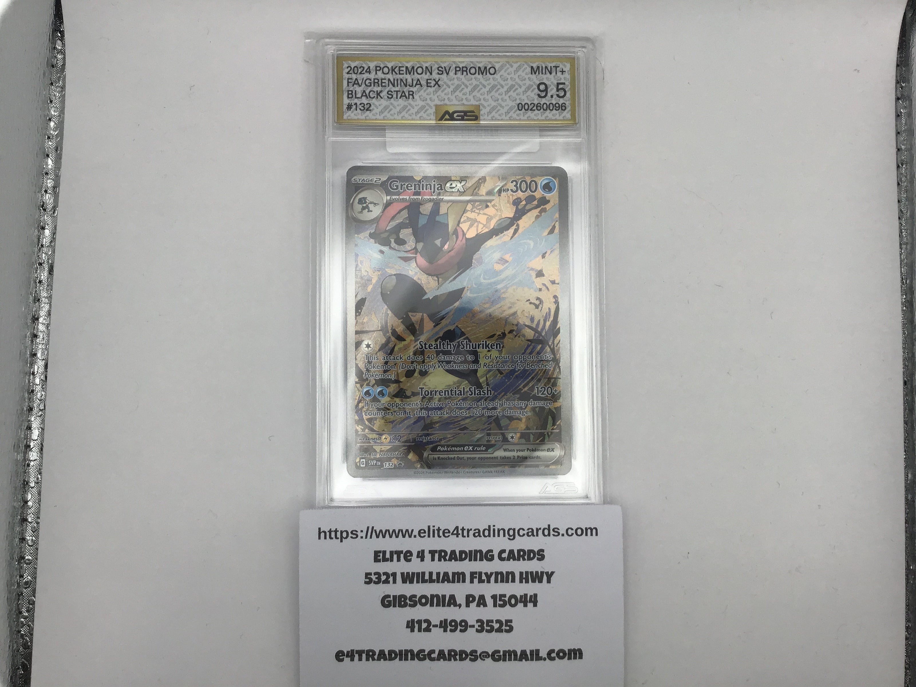 Greninja Ex #132 Pokemon Promo (AGS 9.5)
