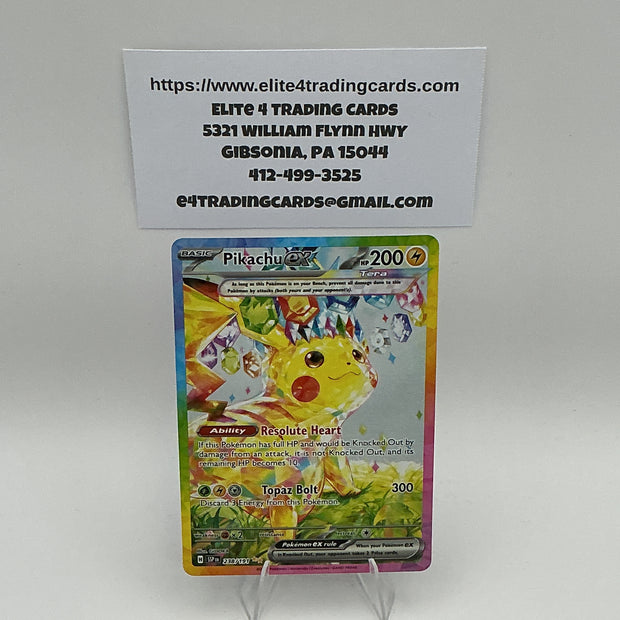 Pikachu ex - 238/191 - SV08: Surging Sparks (SSP)