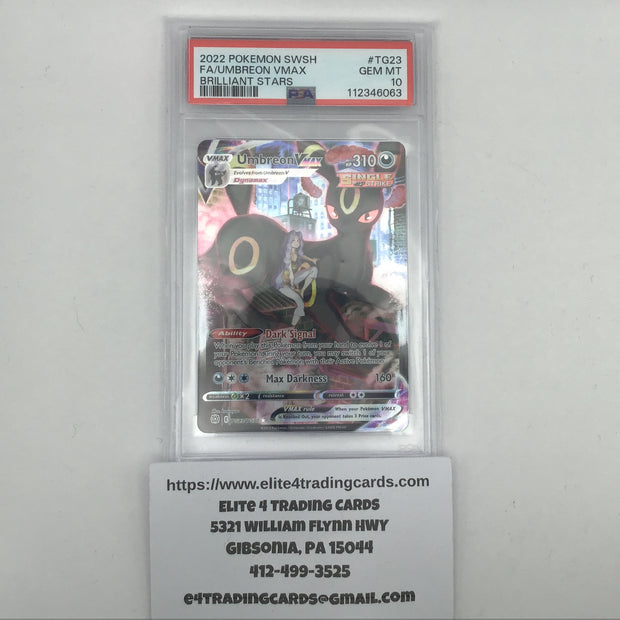Umbreon VMAX #TG23 Pokemon Brilliant Stars (PSA 10)