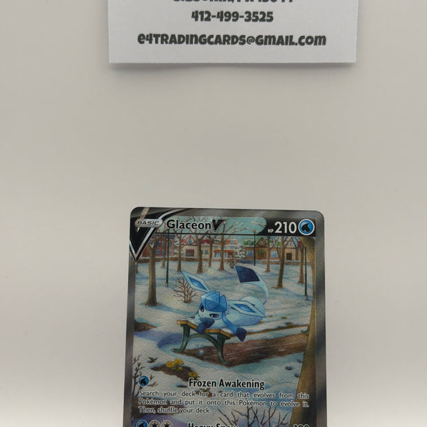Glaceon V (Alternate Full Art) - SWSH07: Evolving Skies (SWSH07) - NM