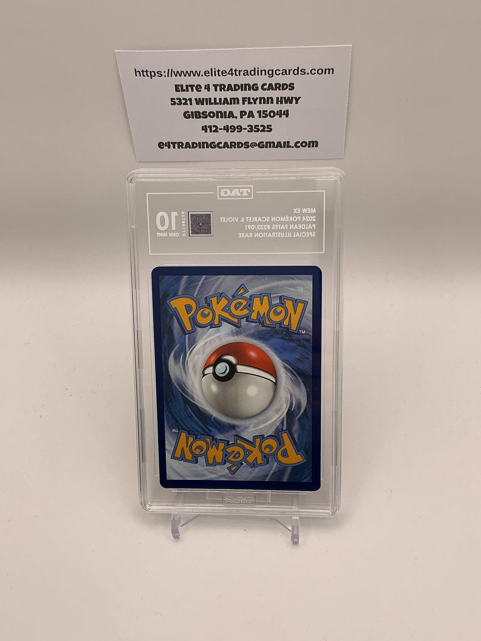 Mew ex #232 Paldean Fates (TAG 10)