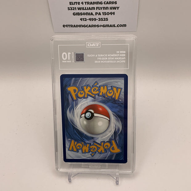 Mew ex #232 Paldean Fates (TAG 10)