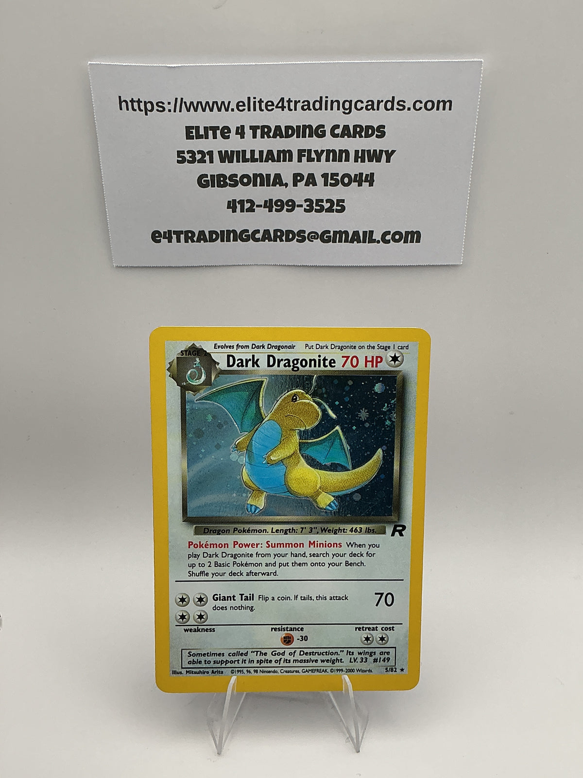 Dark Dragonite (5) - Team Rocket (TR) - LP-NM