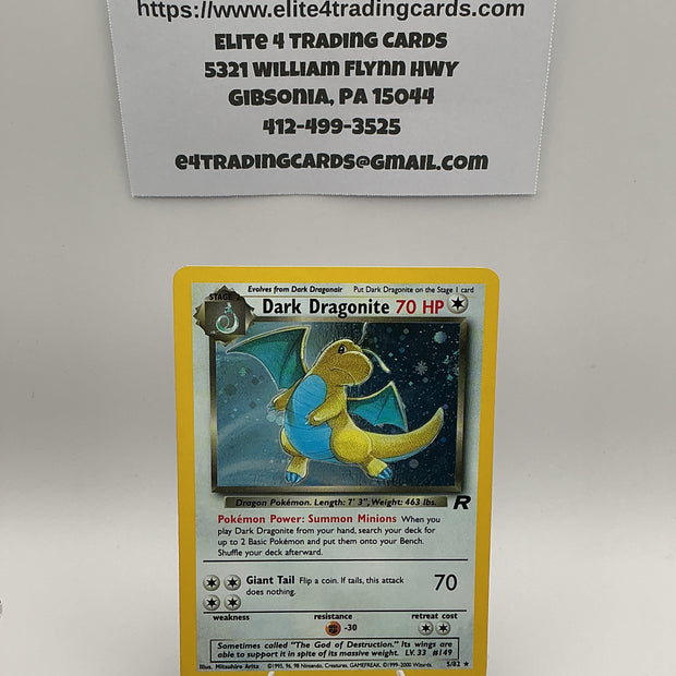 Dark Dragonite (5) - Team Rocket (TR) - LP+