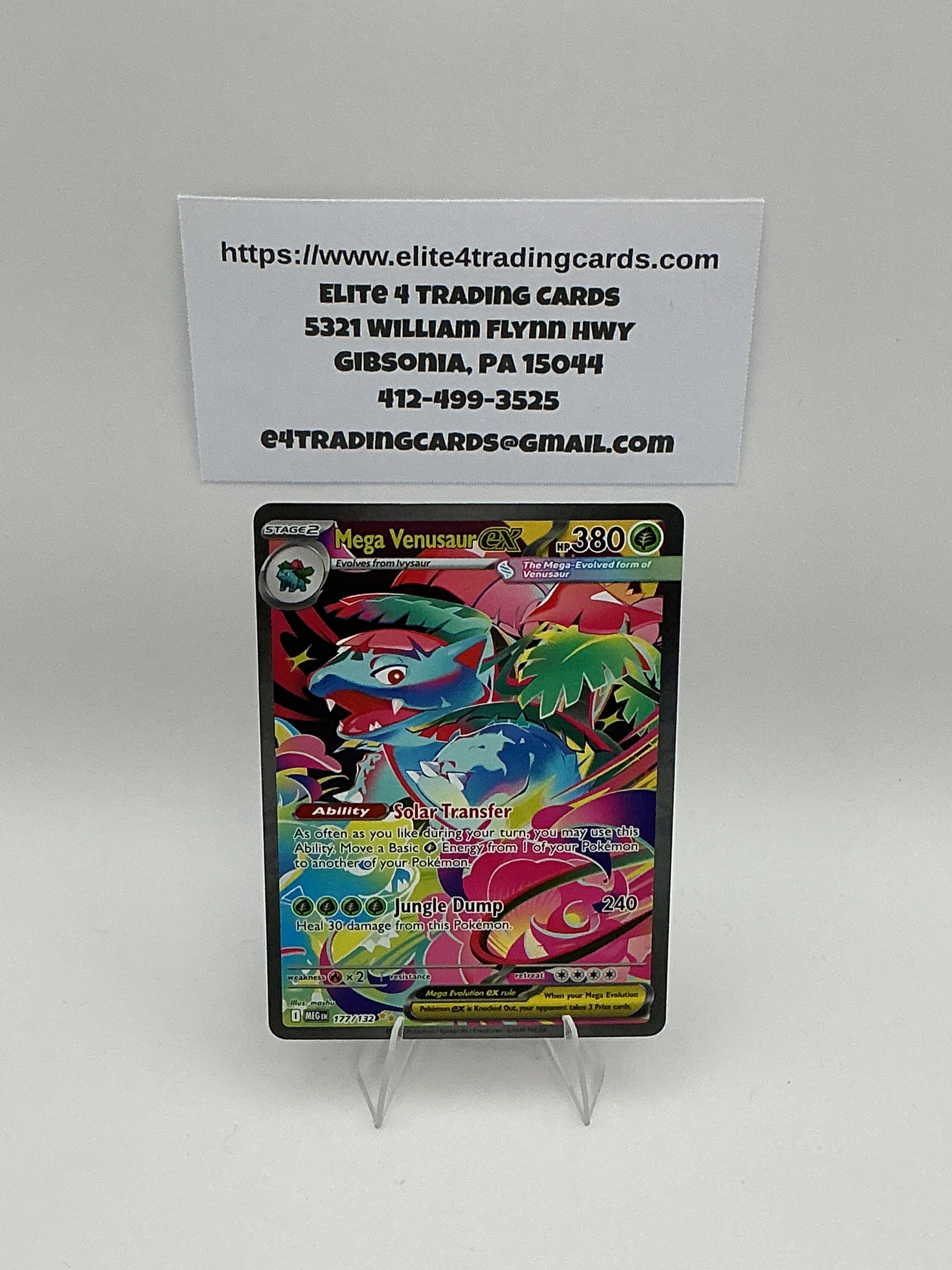 Mega Venusaur ex - 177/132 - ME01: Mega Evolution (MEG)