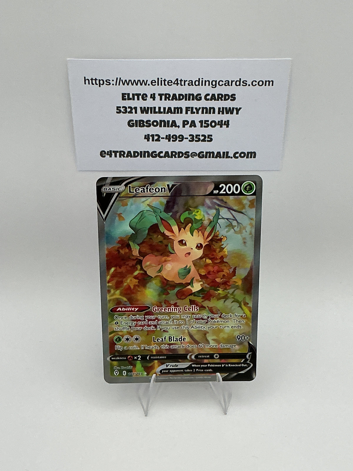 Leafeon V (Alternate Full Art) - SWSH07: Evolving Skies (SWSH07)