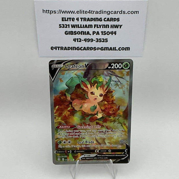 Leafeon V (Alternate Full Art) - SWSH07: Evolving Skies (SWSH07) - NM